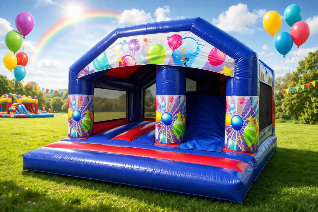 Large party combo with slide 16x17ft bouncy castle