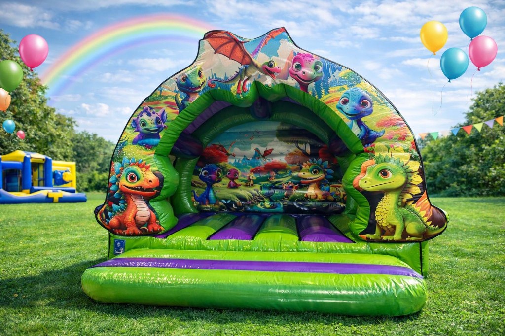 dino 12x12ft bouncy castle