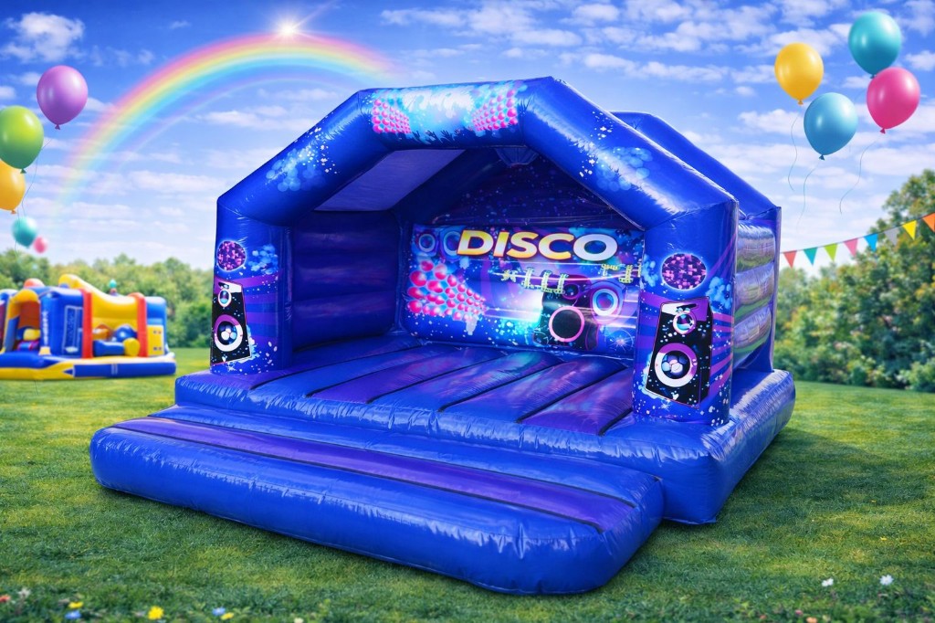 Disco 12x12ft bouncy castle