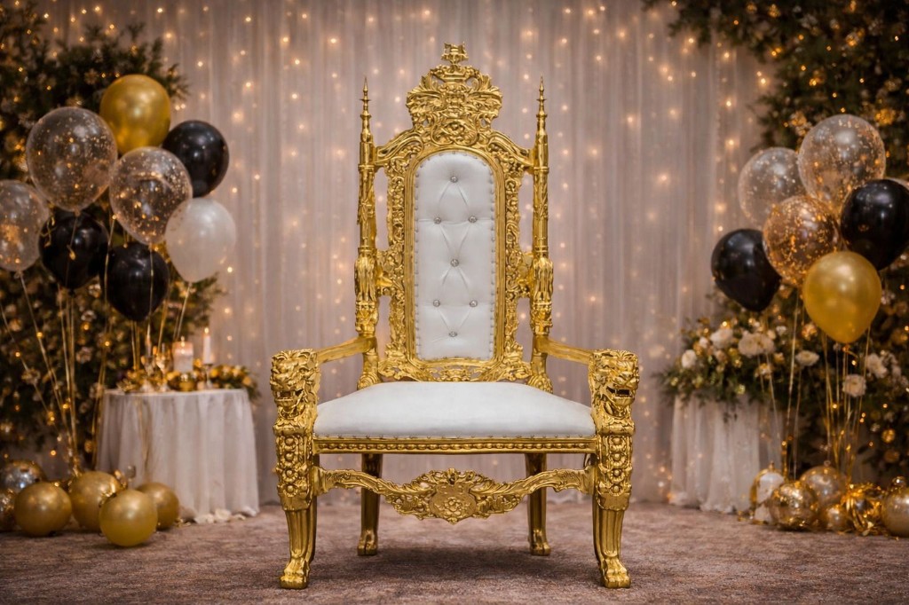 gold throne